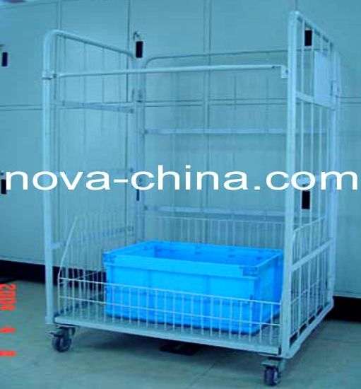 Thép có thể gập lại Hộp lưới Pallet