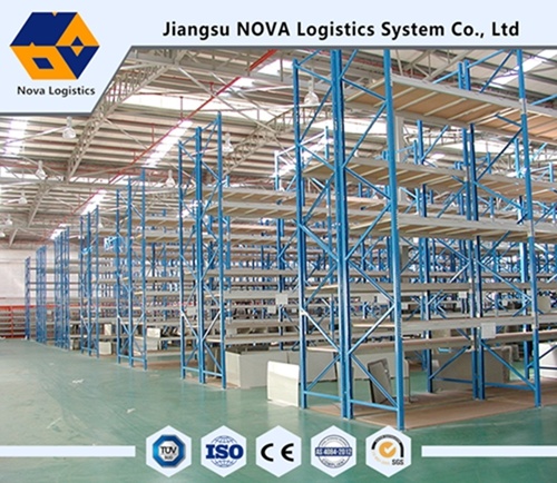 Blue Frame và Orange Beam Warehouse Giá Pallet có thể điều chỉnh