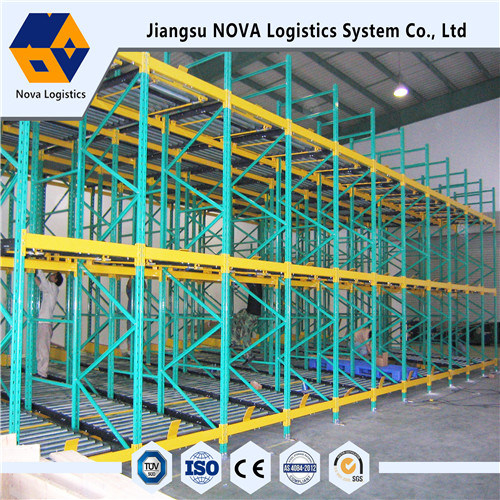 Kho chứa pallet con lăn trọng lực 