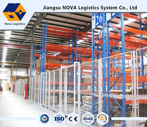 Blue Frame và Orange Beam Warehouse Giá Pallet có thể điều chỉnh