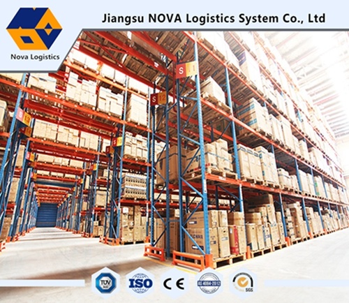 Giá đỡ pallet thép mật độ cao cho kho lưu trữ