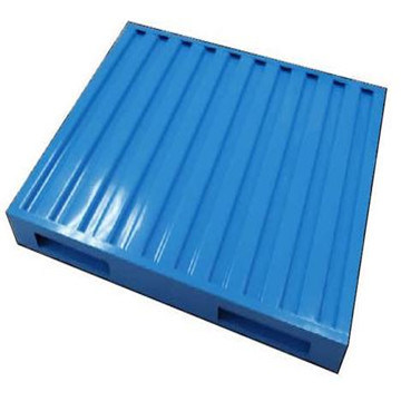 Pallet thép phẳng bốn hướng để hỗ trợ kệ Pallet