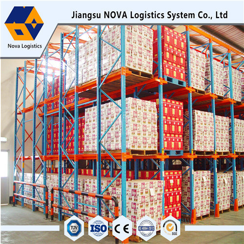 Ổ đĩa bán chạy trong giá đỡ pallet thép từ Nova Logistic