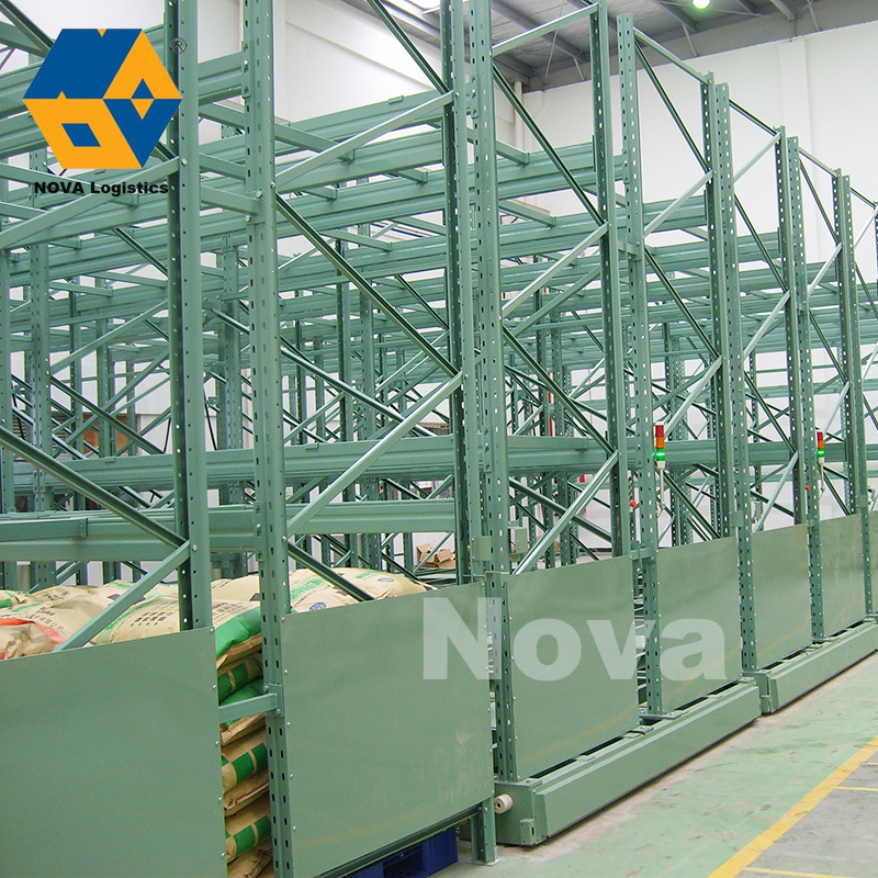 Kho lưu trữ bằng thép Giá đỡ di động Kho Pallet Giá đỡ di động