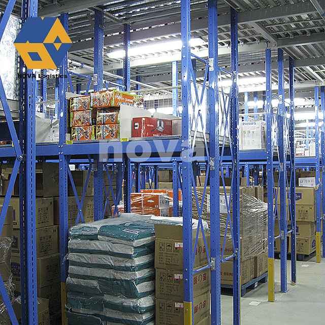 Kho lưu trữ kho hỗ trợ giá pallet sàn lửng