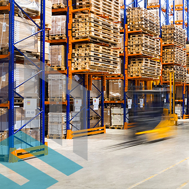 Xếp chồng thép công nghiệp hạng nặng Q235B Đẩy lùi giá đỡ pallet
