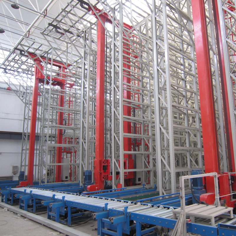 Hệ thống hệ thống lưu trữ và truy xuất tự động Hệ thống giá đỡ ASRS Hệ thống giải pháp lưu trữ kho ASRS