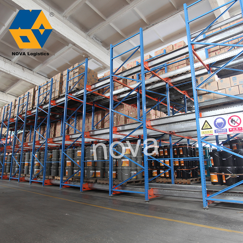 Kho sơn tĩnh điện Pallet Runner Radio Shuttle Rack