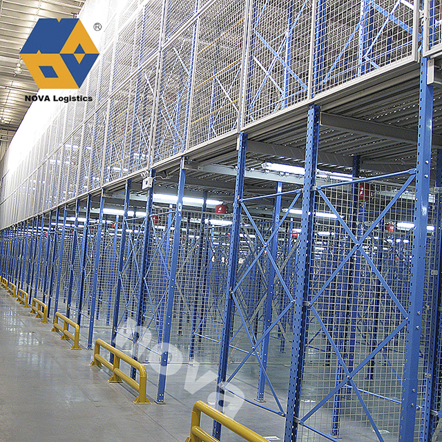 Kho lưu trữ kho hỗ trợ giá pallet sàn lửng